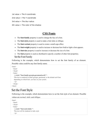 CSS notes | PDF