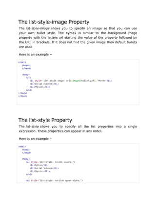 CSS notes | PDF