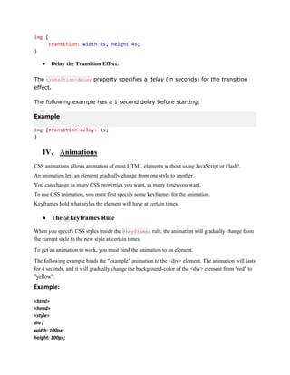CSS notes | PDF