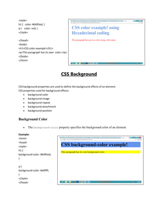 CSS notes | PDF