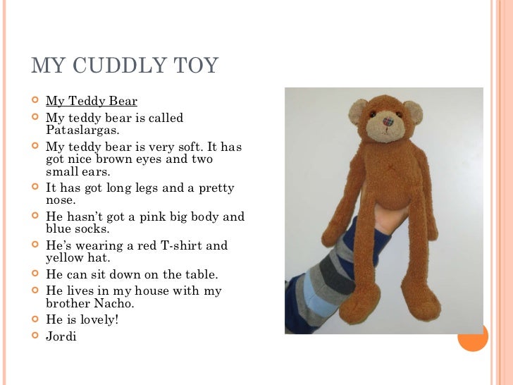 my favourite toy teddy bear