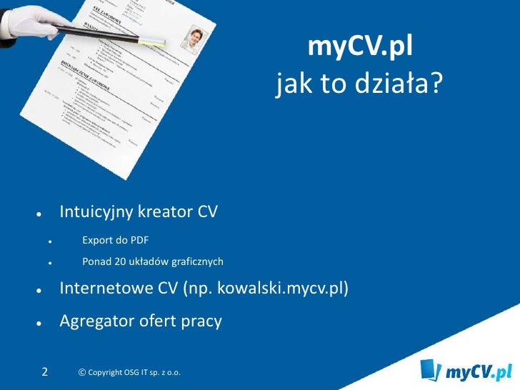Mycvpl Darmowy Kreator Cv