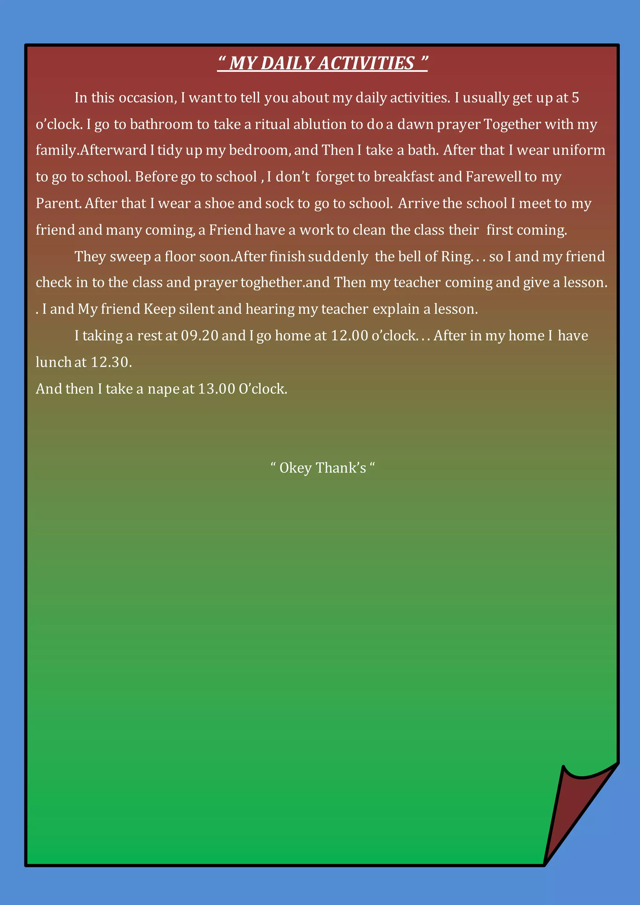 my-daily-activities-elementary-school-pdf