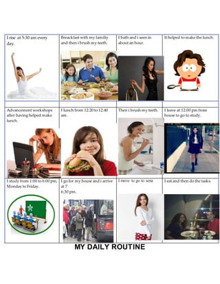 My daily routine liliana | DOCX