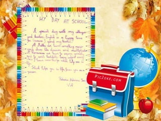 My day at school | PPTX