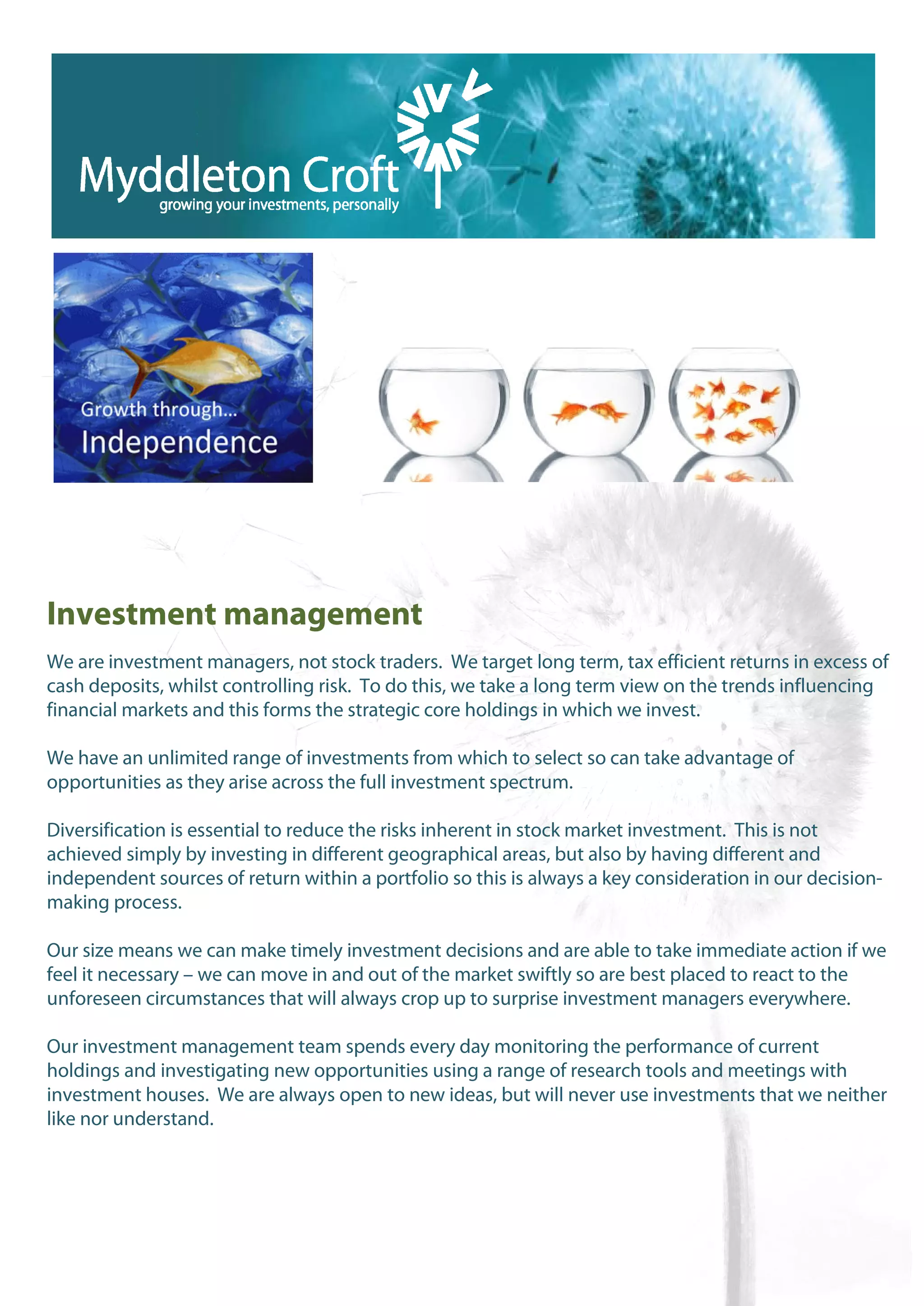 Myddleton Croft Brochure | PDF