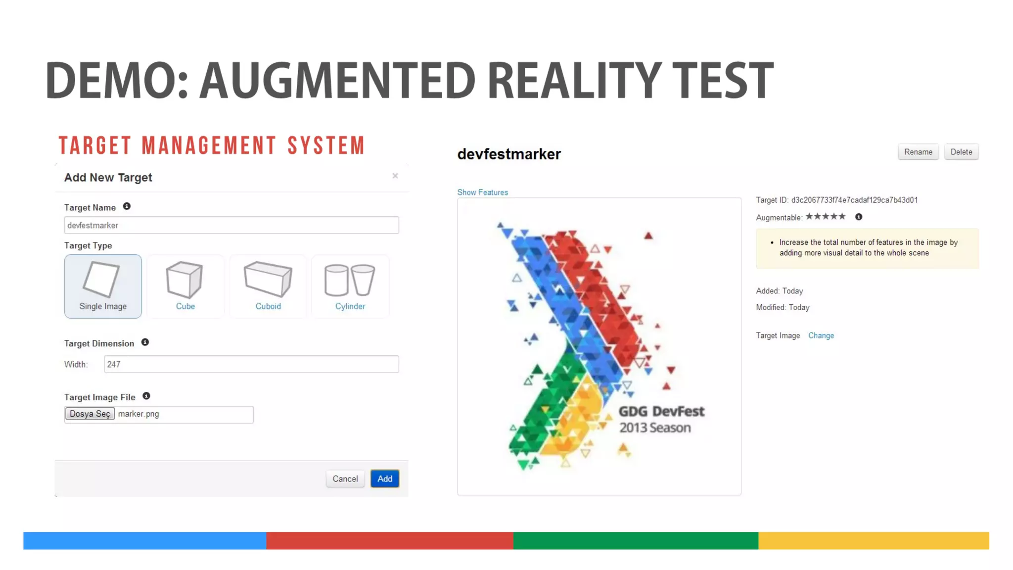 Creating Device Database

Adding a Target

 