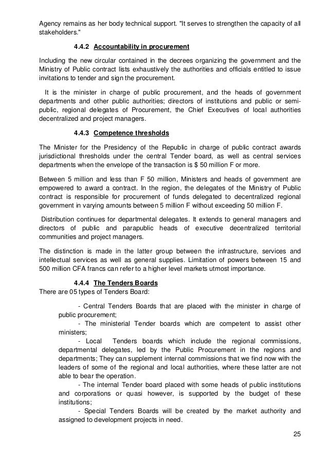 Public procurement thesis picture