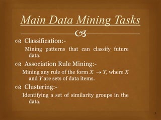 Data Mining and Knowledge | PPTX