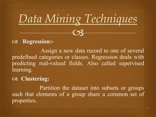 Data Mining and Knowledge | PPTX