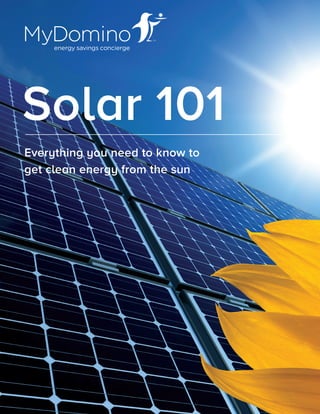 Solar 101
Everything you need to know to
get clean energy from the sun
 
