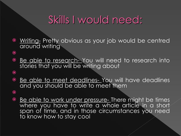 My Dream Job PPT