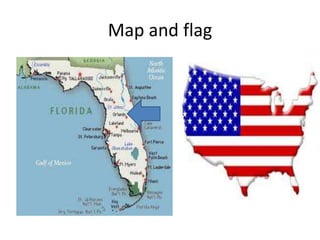 Map and flag
 
