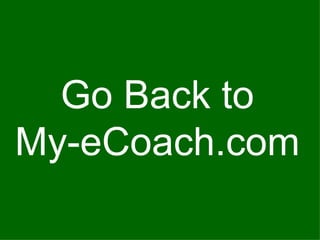 Go Back to My-eCoach.com