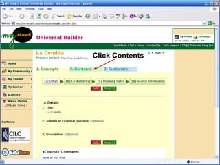 Contents Click Contents 