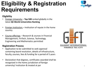 Foreign Universities permitted to set up offshore campuses in India | PDF