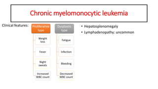 Adult Myelodysplastic/myeloproliferative neoplasms