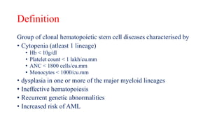 Myelodysplastic Syndrome.pptx