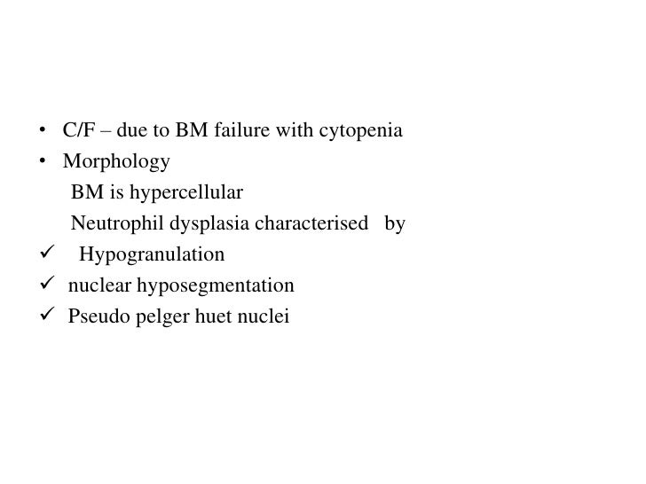 Myelodysplastic Syndromes ppt