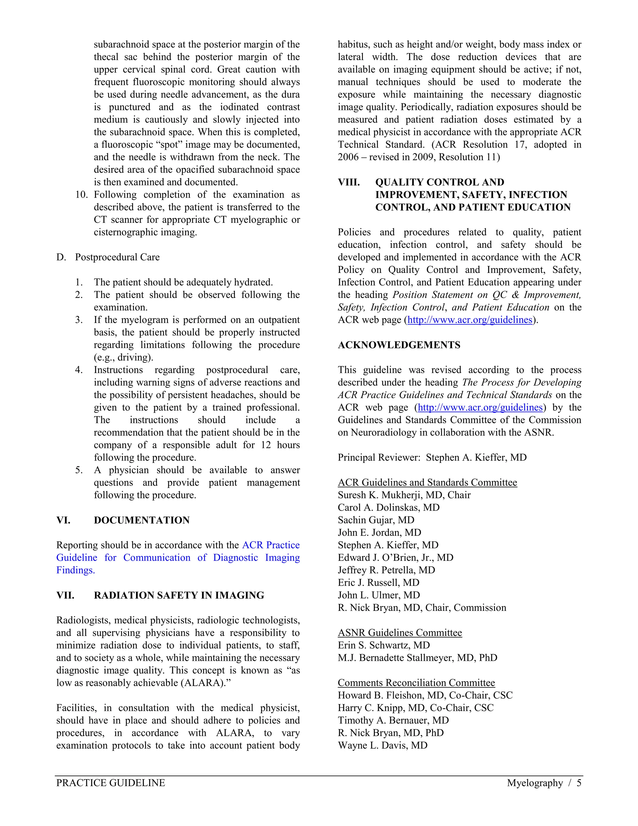 Myelography ct scanning vs mri superior myelography | PDF