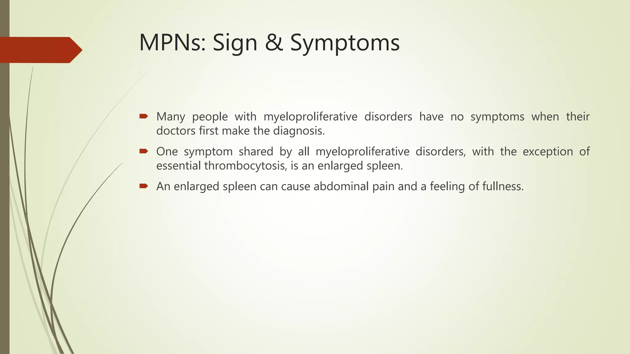 Myeloproliferative Neoplasms | PPTX