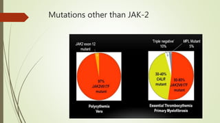 Mutations other than JAK-2
 