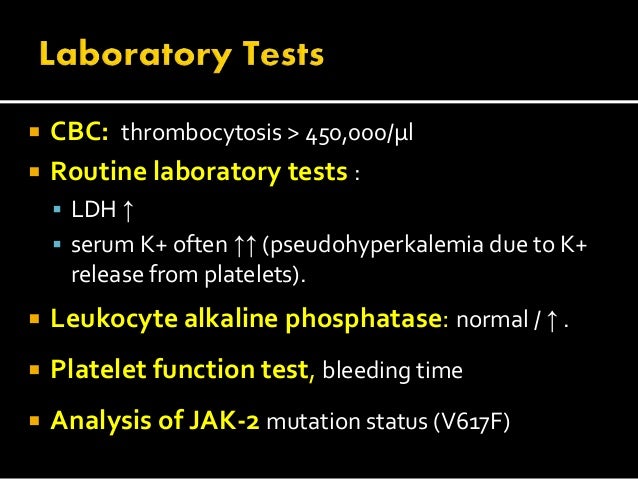 Myeloproliferative neoplasms for students