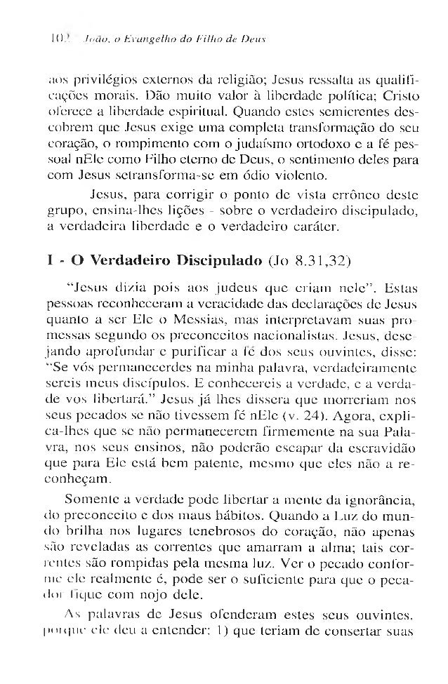 Myer Pearlman Joao O Evangelho Do Filho De Deus