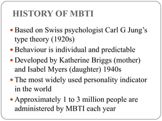 MBTI in History