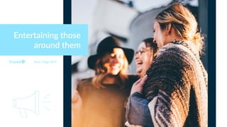 Entertaining those
around them
Myers Briggs SEFP
 