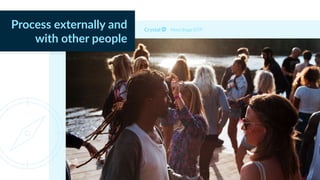 Myers Briggs ESTP
Process externally and
with other people
 