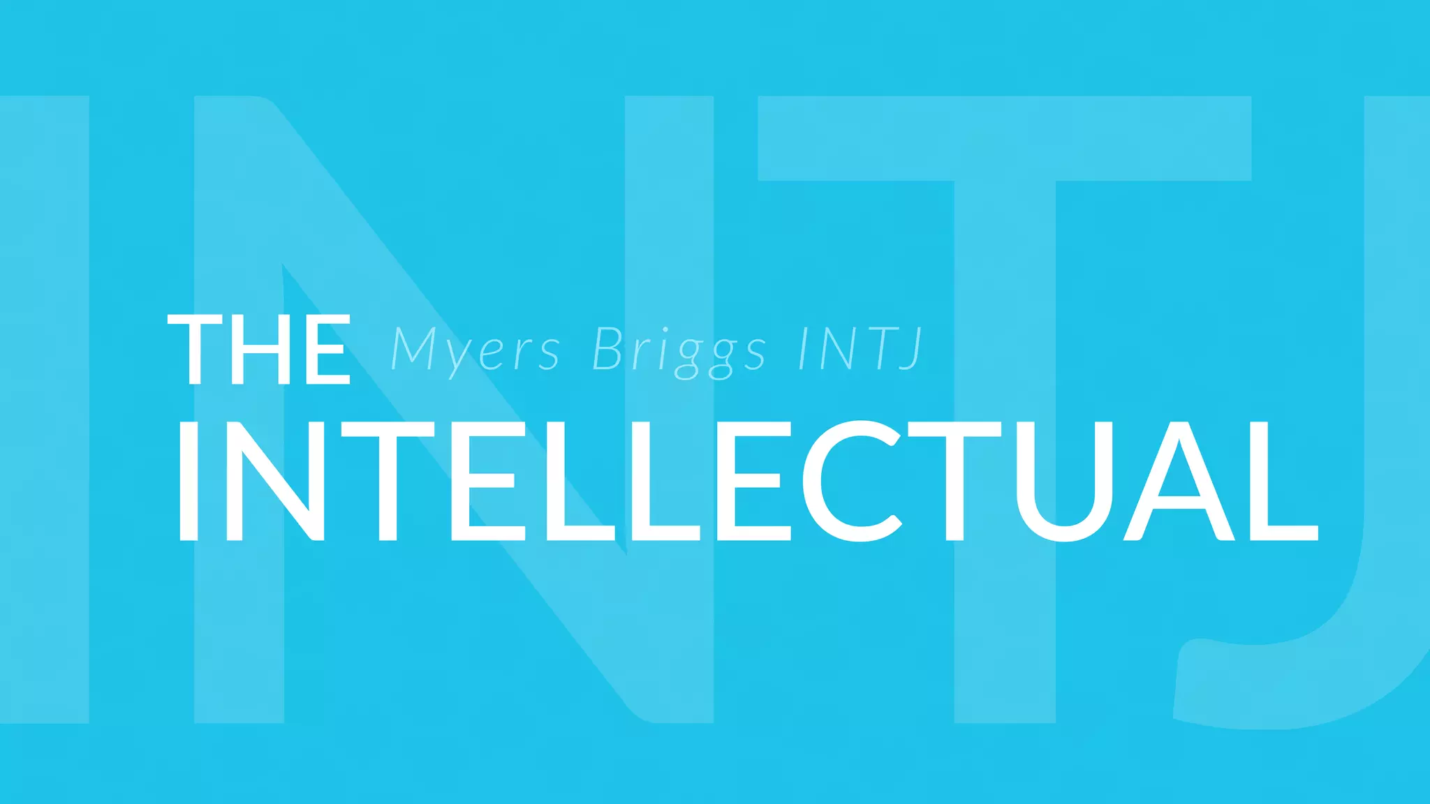 INTJ - The Intellectual | PDF
