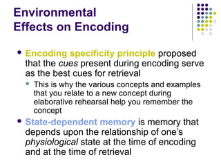 Encoding Memory Examples