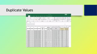 Mastering Advanced Excel: Conditional Formatting, Data Validation ...