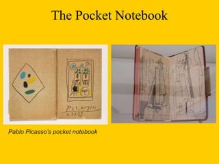 The Pocket Notebook
Pablo Picasso’s pocket notebook
 