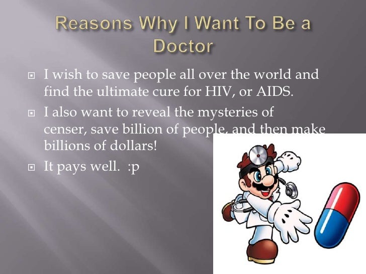 Becoming a doctor speech picture