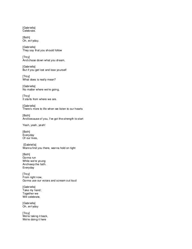 My favorite lyrics