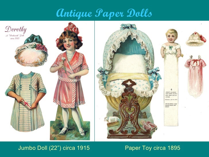 antique paper dolls