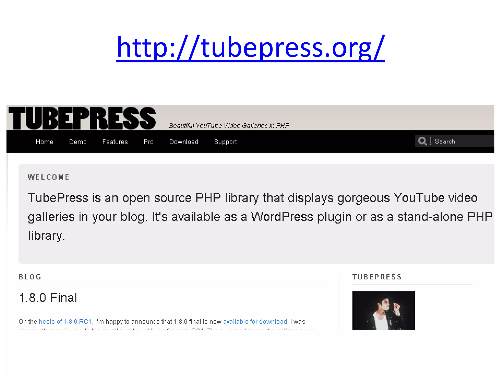 http://tubepress.org/