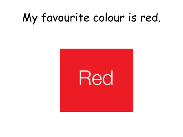 My favourite colour matthew vella | PPT