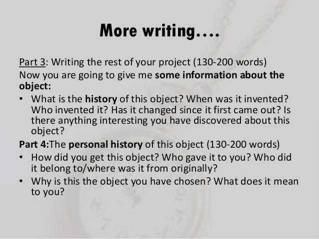 My favourite object essay 08 image