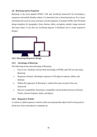 Field Work Report on Front End Web Development | PDF