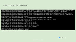 Altinity Operator for ClickHouse
@ChistaDATA Inc. 2022
@ask_dba
 