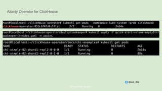 Altinity Operator for ClickHouse
@ChistaDATA Inc. 2022
@ask_dba
 