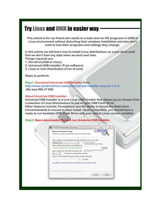 My First Article In College Magazine