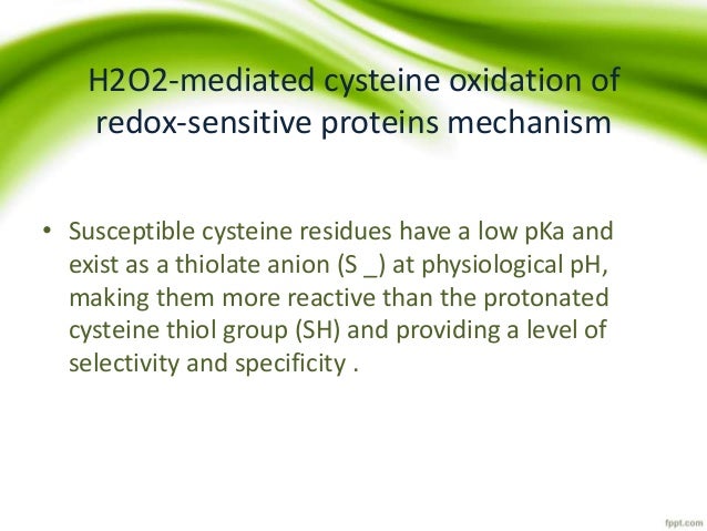 H2O2 in physiological and pathological states