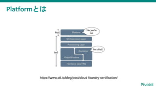 PlatformȤ
https://www.ctl.io/blog/post/cloud-foundry-certification/
 