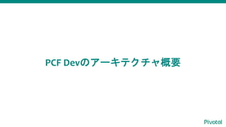 PCF Devのアーキテクチャ概要
 
