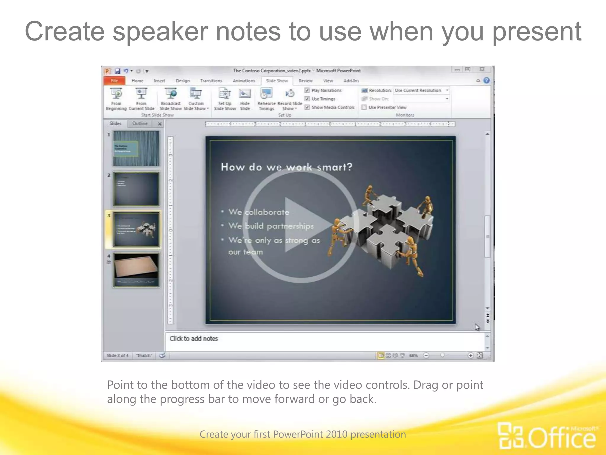 Change the size and position of slide elements.