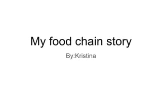My food chain story
By:Kristina
 